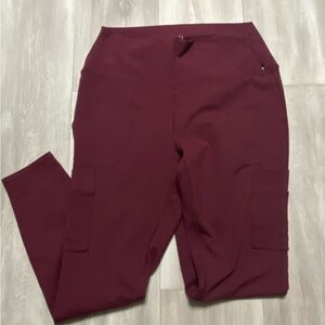 Spyder Active Maroon Leggings